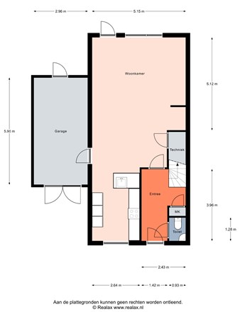 Floorplan - Bosmanshof 10, 3752 HZ Bunschoten-Spakenburg